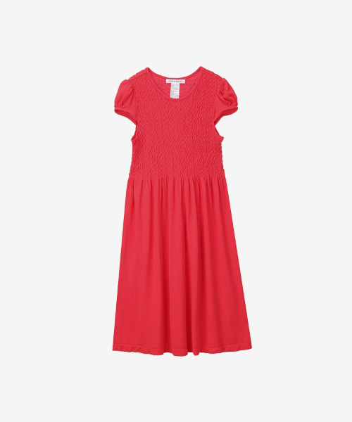 키즈 기본스마킹 7-9세 캡슬리브 드레스 SD4401